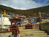 Entry point at Namche Bazar