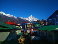 Himalayan view from Lukla