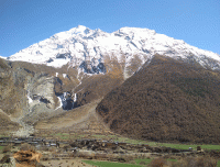 Nile-village-and-Ganesh-Himal-at-Tsum-Valley-trek