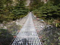 Suspension-bridge-in-Annapurna-trail