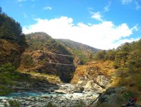 Tenzing Hilary Bridge at Everest Trail