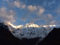 Sunrise view from Annapurna Base Camp 