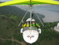 Ultralight flight in Pokhara