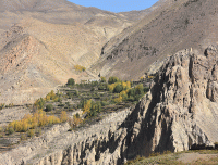 view-of-Jhong-village-in-annapurna-circuit-trek