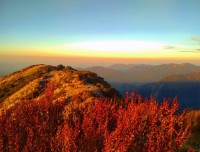 view from mardi himal trek