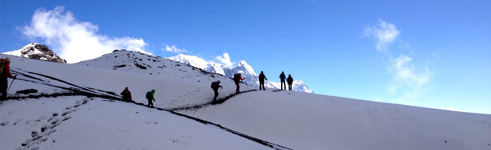 Trekking in Annapurna-region way to Thorangla pass 5416m height