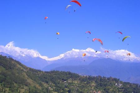 Paragliding in Pokhara